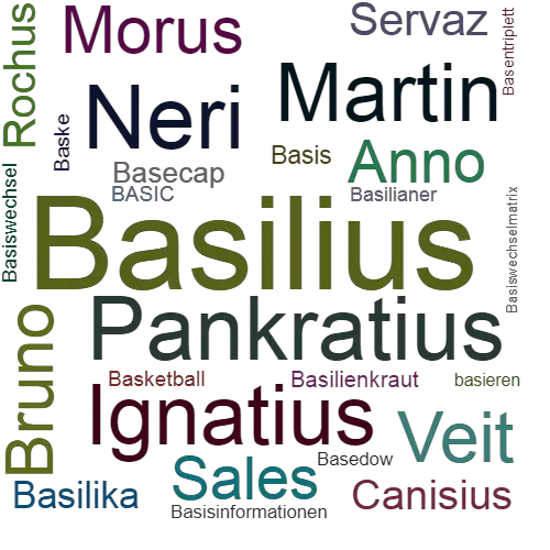 Ein anderes Wort für Basilius - Synonym Basilius