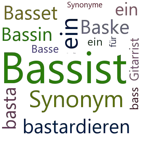 Ein anderes Wort für Bassgitarrist - Synonym Bassgitarrist