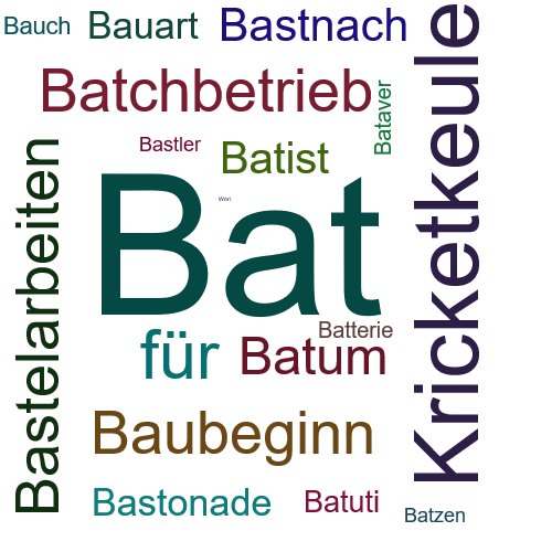 Ein anderes Wort für Bat - Synonym Bat
