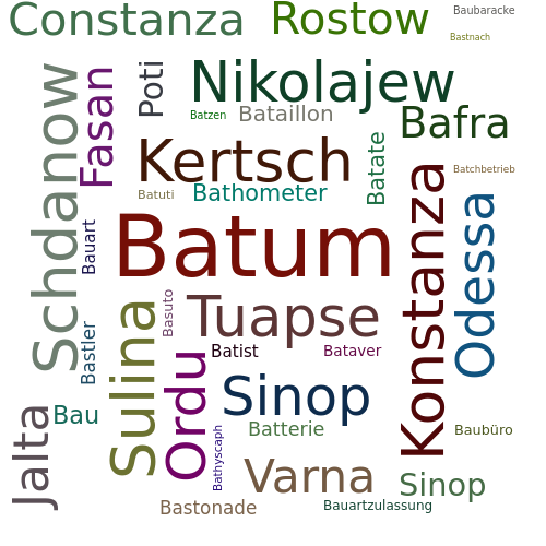 Ein anderes Wort für Batum - Synonym Batum