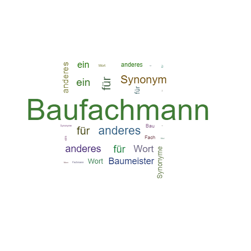 Ein anderes Wort für Baufachmann - Synonym Baufachmann