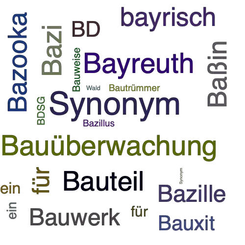 Ein anderes Wort für Bayerwald - Synonym Bayerwald