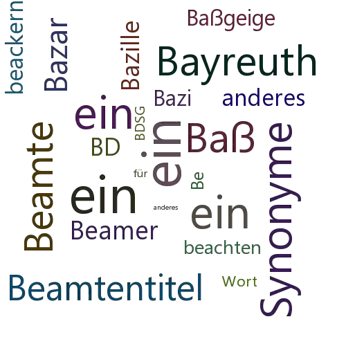 Ein anderes Wort für BdSt - Synonym BdSt