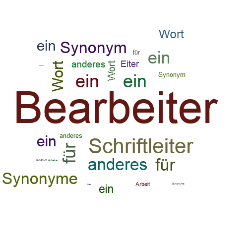 Ein anderes Wort für Bearbeiter - Synonym Bearbeiter