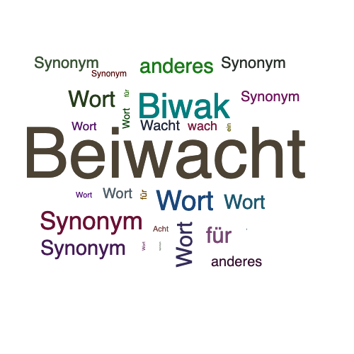 Ein anderes Wort für Beiwacht - Synonym Beiwacht