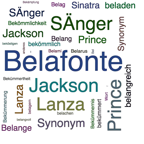 Ein anderes Wort für Belafonte - Synonym Belafonte