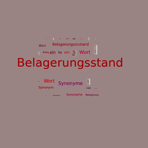 Ein anderes Wort für Belagerungsstand - Synonym Belagerungsstand