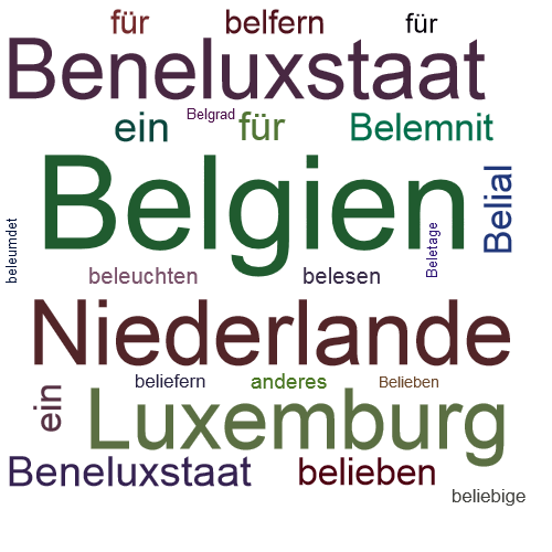 Ein anderes Wort für Belgien - Synonym Belgien