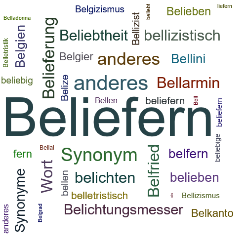 Ein anderes Wort für Beliefern - Synonym Beliefern