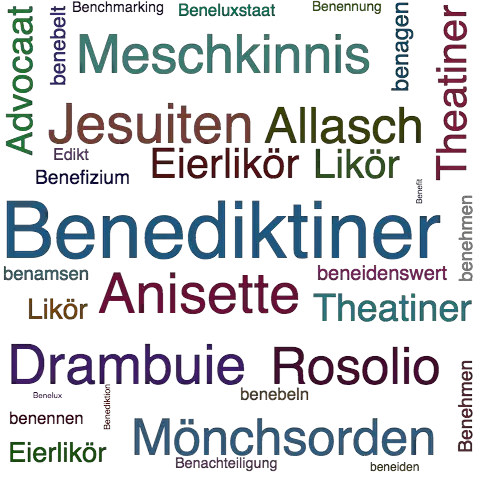 Ein anderes Wort für Benediktiner - Synonym Benediktiner
