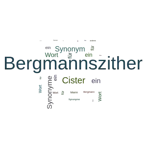 Ein anderes Wort für Bergmannszither - Synonym Bergmannszither