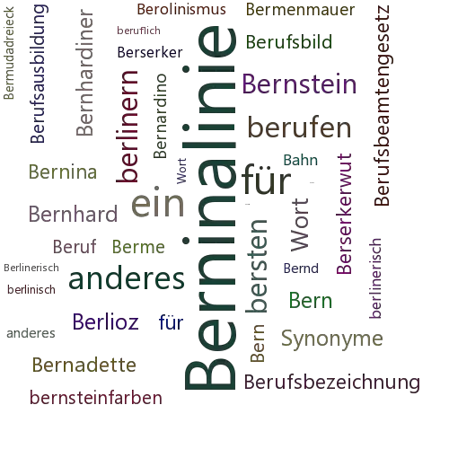 Ein anderes Wort für Berninabahn - Synonym Berninabahn