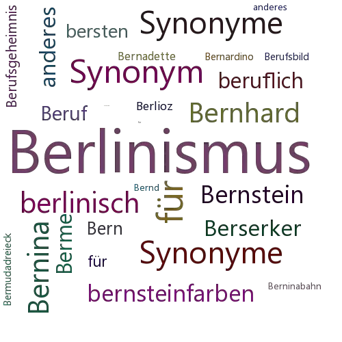 Ein anderes Wort für Berolinismus - Synonym Berolinismus