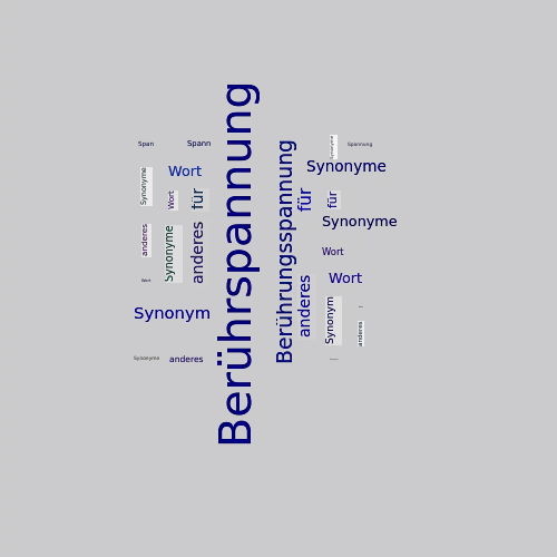 Ein anderes Wort für Berührspannung - Synonym Berührspannung