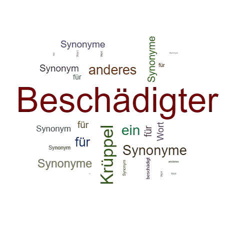 Ein anderes Wort für Beschädigter - Synonym Beschädigter