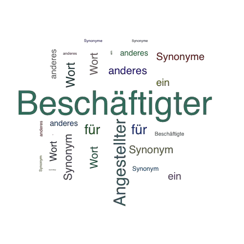 Ein anderes Wort für Beschäftigter - Synonym Beschäftigter