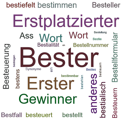 Ein anderes Wort für Bester - Synonym Bester