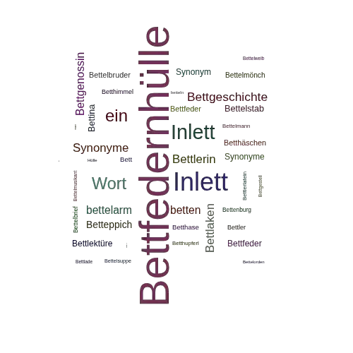 Ein anderes Wort für Bettfedernhülle - Synonym Bettfedernhülle