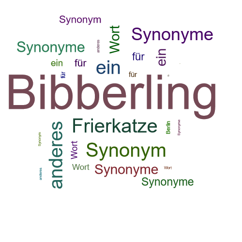 Ein anderes Wort für Bibberling - Synonym Bibberling