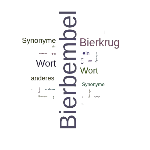 Ein anderes Wort für Bierbembel - Synonym Bierbembel