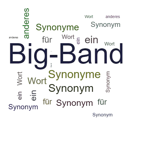 Ein anderes Wort für Big-Band - Synonym Big-Band