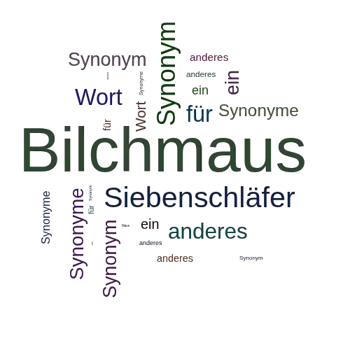 Ein anderes Wort für Bilchmaus - Synonym Bilchmaus