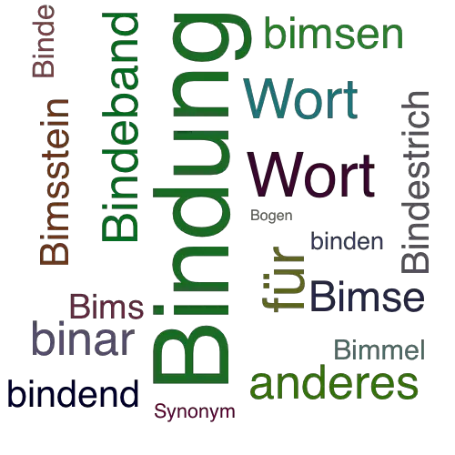 Ein anderes Wort für Bindebogen - Synonym Bindebogen