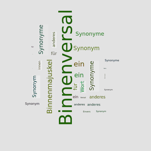 Ein anderes Wort für Binnenversal - Synonym Binnenversal