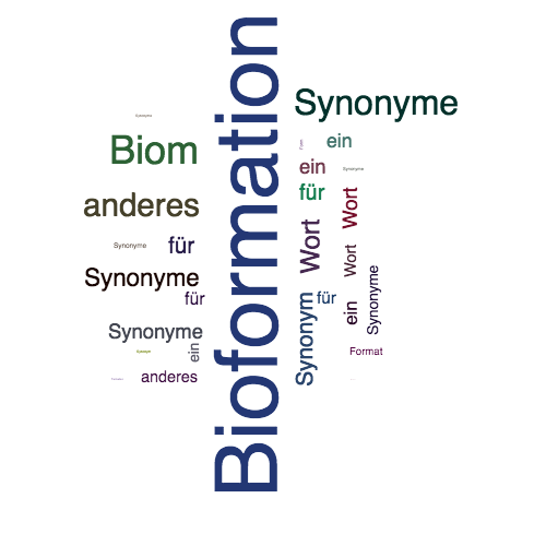 Ein anderes Wort für Bioformation - Synonym Bioformation