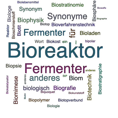 Ein anderes Wort für Bioreaktor - Synonym Bioreaktor