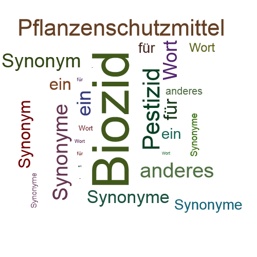 Ein anderes Wort für Biozid - Synonym Biozid