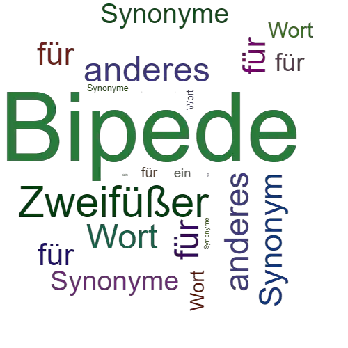 Ein anderes Wort für Bipede - Synonym Bipede