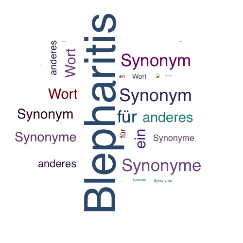 Ein anderes Wort für Blepharitis - Synonym Blepharitis
