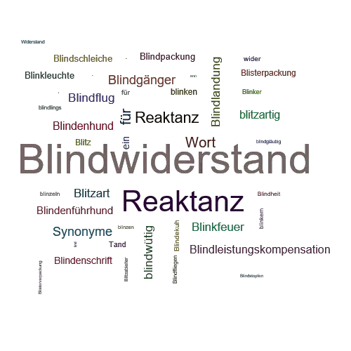 Ein anderes Wort für Blindwiderstand - Synonym Blindwiderstand