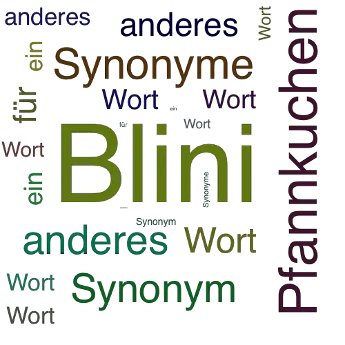 Ein anderes Wort für Blini - Synonym Blini
