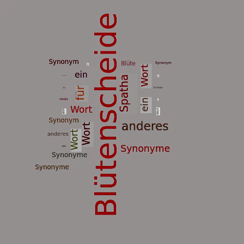 Ein anderes Wort für Blütenscheide - Synonym Blütenscheide