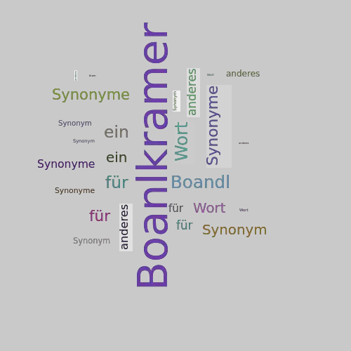 Ein anderes Wort für Boanlkramer - Synonym Boanlkramer