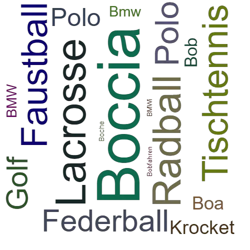 Ein anderes Wort für Boccia - Synonym Boccia
