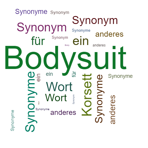 Ein anderes Wort für Bodysuit - Synonym Bodysuit