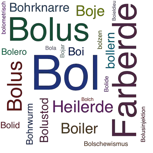 Ein anderes Wort für Bol - Synonym Bol