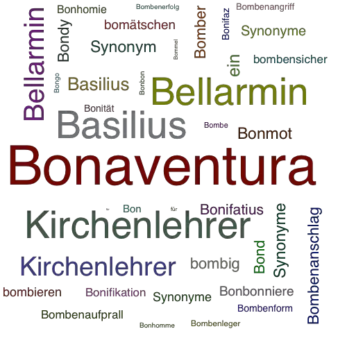 Ein anderes Wort für Bonaventura - Synonym Bonaventura