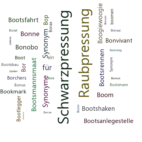 Ein anderes Wort für Bootleg - Synonym Bootleg