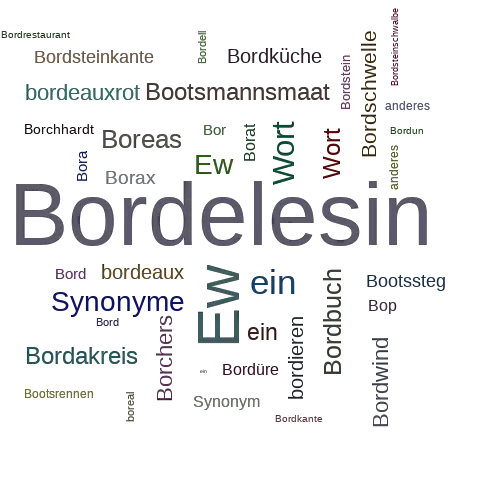 Ein anderes Wort für Bordelesin - Synonym Bordelesin