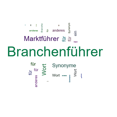 Ein anderes Wort für Branchenführer - Synonym Branchenführer