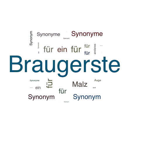 Ein anderes Wort für Braugerste - Synonym Braugerste