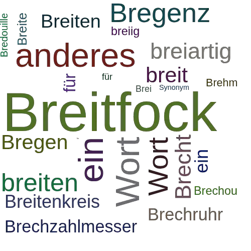 Ein anderes Wort für Brefock - Synonym Brefock