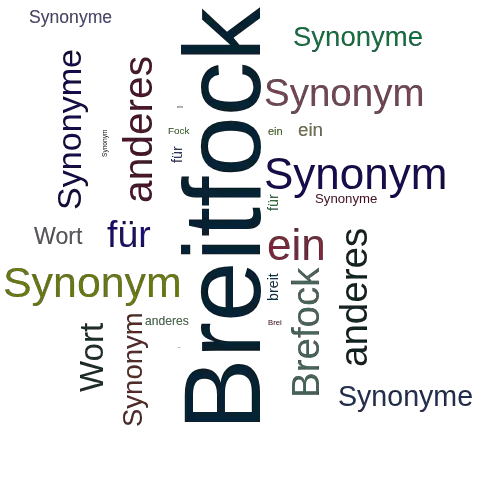 Ein anderes Wort für Breitfock - Synonym Breitfock