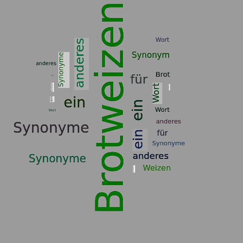 Ein anderes Wort für Brotweizen - Synonym Brotweizen