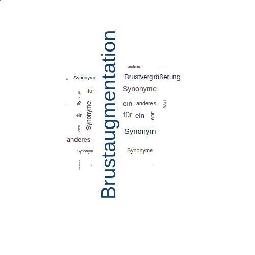 Ein anderes Wort für Brustaugmentation - Synonym Brustaugmentation