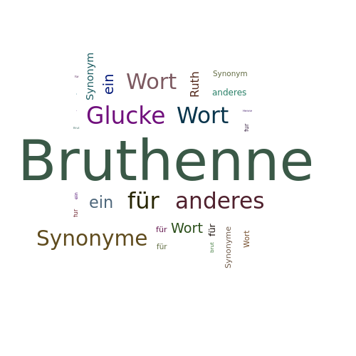 Ein anderes Wort für Bruthenne - Synonym Bruthenne